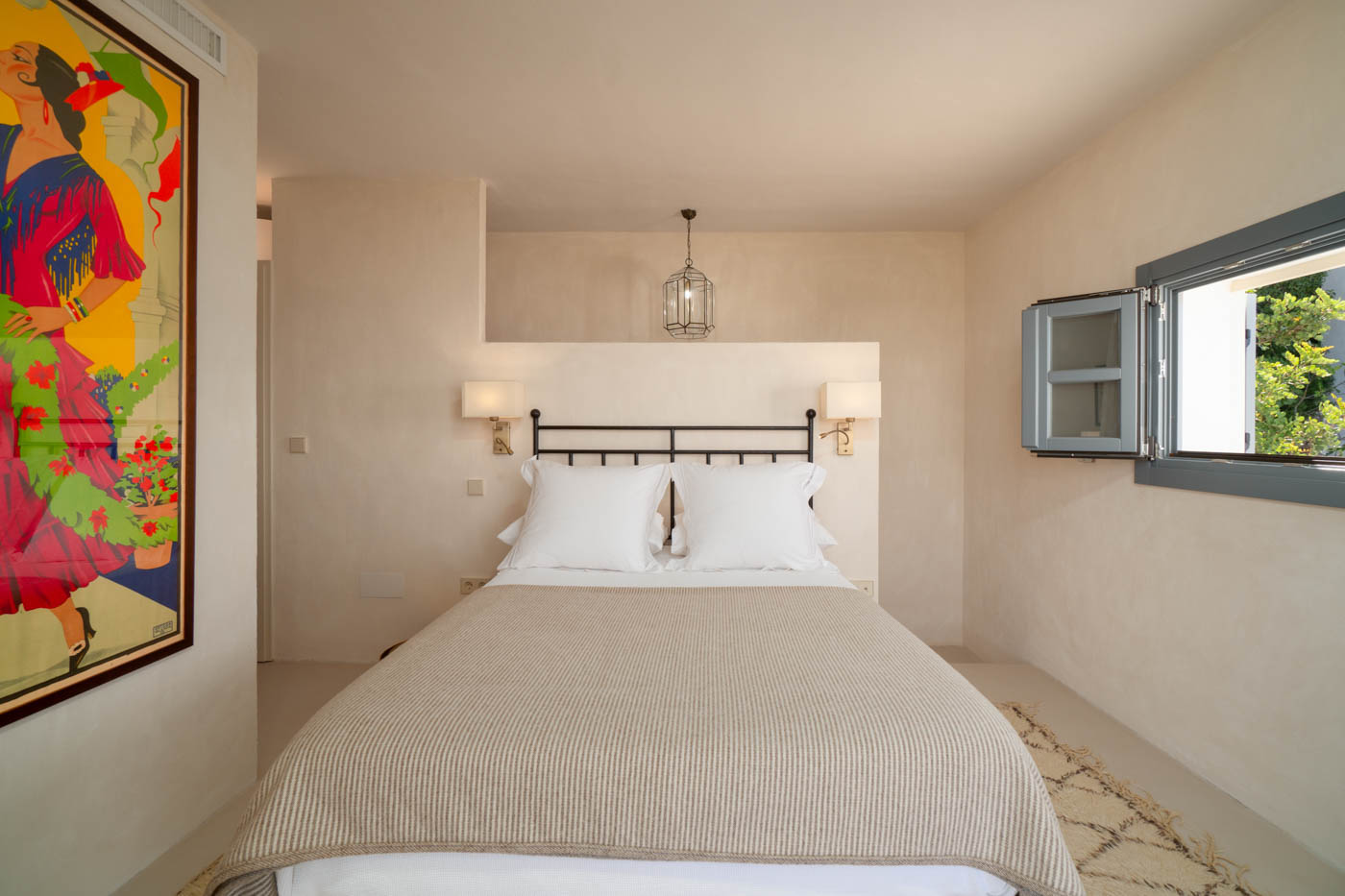 La habitación de la plata superior también con cama doble